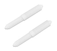 Zeeorymn Porte-rouleau de papier toilette, 2 pièces porte-serviettes en plastique réglable, support papier hygiénique évolutif pour rouleaux de différentes tailles, pour salle de bain, maison, (15,5