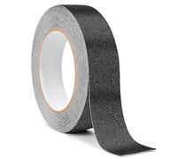 Zeeorymn Ruban antidérapant pour escaliers, 2,5 cm x 20 m, ruban antidérapant pour escaliers intérieurs et extérieurs (Noir)
