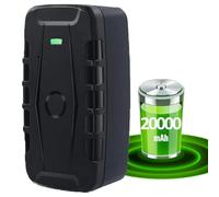 Zeerkeer 20000 mAh Traceur GPS Voiture 4G, Tracker GPS Aimanté IP67 | 20 000 mAh pour moins de recharges, suivi des mouvements, survitesse, batterie faible et historique jusqu’à 6 mois