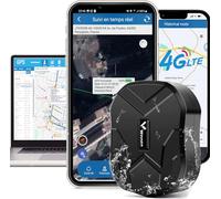 Zeerkeer 4G Traceur GPS Voiture Aimant Intégré Fixation Sécurisée avec Alerte Antivol en Temps Réel et Longue Autonomie Localisateurs D'objets Geolocalisateur Antivol Alarme TK905B-10000mah