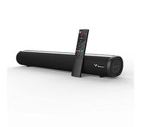 Zeerkeer Barre de Son TV Mini Sound 2.0 Enceinte PC Bluetooth 5.0 3D Surround Canal Bar avec Télécommande/Optique/RCA/AUX/USB 4K Home Cinema, PC,Videoprojecteur,Mobile Phones 50 mm