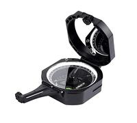 Zeerkeer Boussole Randonnée Militaire Professionnelle IP65 Portable Boussole avec Cadran Lumineux Fluorescent, échelle de Carte, Inclinomètre, étanche, pour Voyager Randonnée Camping Chasse Noir