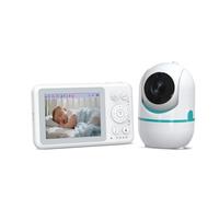 Zeerkeer Caméra de surveillance pour bébé, 3,2" avec caméra sans WiFi, moniteur pour bébé avec vision nocturne infrarouge, audio bidirectionnel, VOX détection de pleurs, surveillance de la température