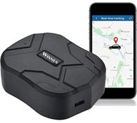 Zeerkeer Traceur GPS Voiture 10000mah Tracker GPS Clôture Géographique Aimant Construit Alarme Intelligente Multiple Historique de Navigation Traceur GPS App Geolocalisateur pour Voiture Camion Moto