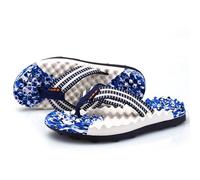 Zeetan Pantoufles Plantaires De Massage D'Acupression pour Hommes Et Femmes, Sandales Antidérapantes À Tongs Chaussures De Massage À Domicile Soulagent La Douleur De La Voûte Plantaire,Bleu,40