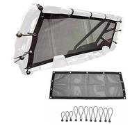 Zeetan Pare-Soleil en Filet De Lunette Arrière UTV, Filet De Protection De Pare-Brise en Nylon Compatible avec Polaris RZR Pro XP 2020-2023