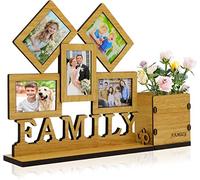 ZEEYUAN Cadre Photo Collage pour Photos Polaroid Famille Cadre Photo à Poser pour Plusieurs Photos