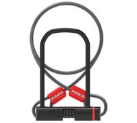 ZEFAL Antivol en U + Code + Cable de 120 cm Mixte Adulte, Noir, K-Traz U13 K-Tra