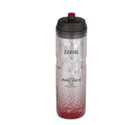 ZEFAL Arctica - Bidon Vélo 750 ML - Gourde Vélo Isotherme - Inodore et Etanche - Bidon Sport sans BPA - Rouge