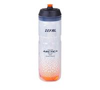 Zéfal Arctica - Bidon Vélo 750 ML - Gourde Vélo Isotherme - Inodore et Etanche - Bidon Sport sans BPA - Orange