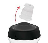 Zéfal Bidon vélo Sense Pro 65 – 650 ml, 79 g, blanc, léger et étanche, Fabriqué en France