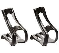 Zefal Clips d'orteils de vélo VTT avec Sangles (Taille L/XL) Noir