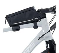 ZEFAL Console Pack T1 - Sacoche de Cadre avec Support Telephone Velo Intégré - Sacoche Telephone Velo Étanche et Légère - Noir - 170 g - Capacité 1 L