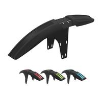 ZEFAL Deflector FM30-Garde Universal-27.5'' & 29'' Garde-boue avant VTT/DH/Enduro/XC universel, roue 27,5" & 29" Cyclisme, Noir (+3 stickers rouge/vert/bleu) 2554