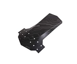 Zéfal Deflector Lite Rear-Garde Boue Arrière Léger et Minimaliste-Protection Cadre Collier de Selle et Amortisseur-Universel 26-29"-Idéal VTT Tout Suspendu Cyclisme, Noir, 235 x 160 mm
