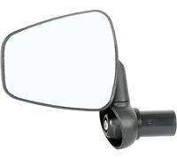 ZEFAL DOOBACK 2 - Rétroviseur cycle ville/loisirs compatible ebike vélo électrique à miroir incassable et rabattable Gauche, Noir