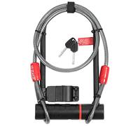 Zéfal K-Traz Antivol en U 11 mm avec Support - Homologué Vélo/Scooter/Moto - Résistance élevée