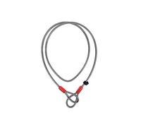 Zéfal K-Traz Câble, Câble Antivol Vélo 120 cm ou 220 cm - Complément Antivol - 2 boucles - Pour Sécuriser Roues, Selle, Accessoires ou plusieurs vélos, Noir