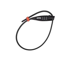 ZEFAL K-Traz Zip3 - Sangle Antivol à Code à 3 Chiffres - Collier de Serrage - Antivol de Selle ou Casque - Compact et Résistant - 86 g
