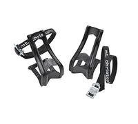 ZEFAL Kit Cale-Pieds Clips 43 + Lot de 2 Courroies Christophe Toe-Straps 515XL Sangles Cyclisme, Noir, Taille S-M