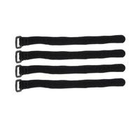 ZEFAL Lot de 4 Sangles de Garde-Boue, Noir, 210 mm