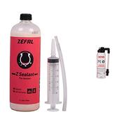 Zéfal Mixte Z-sealant Liquide Pr ventif Anti Crevaison V lo, Transparent, 1 L EU & Repair Spray - Bombe Anti Crevaison Pneu Vélo - Réparation Rapide Crevaison - Presta et Shrader - 100 ML, Noir