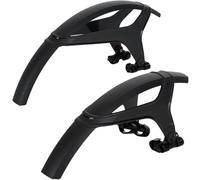 ZEFAL Pack Deflector M65 - Pack de Garde Boue VTT Avant et Arrière - Garde-Boue VTT 26" à 29" - 590 g - Fabriqués en France, Noir