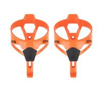 ZEFAL Pack Pulse A2 - Pack de Deux Porte-Bidons Vélo Légers - Porte Gourde Vélo/VTT/Vélo de Route - Résistant et Durable - 26g Chaque Porte Bidon - Orange