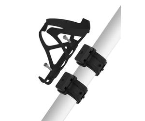 ZEFAL Pack Pulse B2 et Gizmo - Porte Gourde Premium et Robuste avec Un Support Adaptateur pour Monter Le Porte Bidon sans Vis, Noir