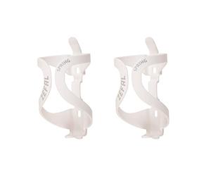 ZEFAL Pack Spring Blanc - Pack de Deux Porte Gourde pour Votre Cadre - Porte Bidon Velo Léger et Durable pour Vélo de Route et VTT - Blanc