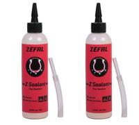 ZEFAL Pack Z Sealant - 2 x 240 ML - Liquide Préventif Anti-Crevaison - Liquide Préventif Tubeless VTT - 2 Bouteilles de 240 ML