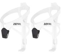 ZEFAL Pulse A2, Porte-Bidon Vélo Léger - Porte Gourde Vélo/VTT/Vélo de Route - Résistant et Durable - Blanc (Lot de 2)