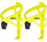 ZEFAL Pulse A2 - Porte Bidon Velo Léger - Porte Gourde Velo/VTT/Vélo de Route - Support Gourde Velo Résistant et Durable - 26 g - Jaune Fluo - Fabriqué en France (Lot de 2)