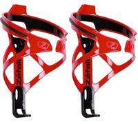 Zéfal Pulse B2 Rouge Porte-bidon bi-matière Premium et léger Mixte Adulte, Rouge, Taille Unique (Lot de 2)
