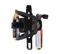 ZEFAL Pulse Z2i KIT-Porte-bidon à Introduction Latérale et 2 Cartouches 1 Gonfleur CO2 EZ Big Shot Mixte, Noir, Taille Universelle