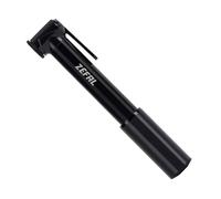 ZEFAL Road Micro - Pompe à Main Velo de Route - Robuste et Légère - Vélos de Route et Triathlon - Argent, 165 mm, 7 Bar Pression, Schrader et Presta - 95 g - Noir