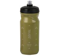 ZEFAL Sense Soft 65 Bidon Velo et VTT- Gourde Sport Souple et Inodore - Bidon Eau Sans BPA - Tetine Silicone - Vert Olive, 650ML