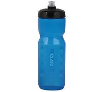 ZEFAL Sense Soft 80 Bidon Velo et VTT- Gourde Sport Souple et Inodore - Bidon Eau Sans BPA - Tetine Silicone - Bleu Translucide, 800ML