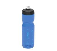 ZEFAL Sense Soft 80 Bidon Velo et VTT- Gourde Sport Souple et Inodore - Bidon Eau Sans BPA - Tetine Silicone - Bleu Translucide, 800ML