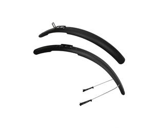 Zefal Trail 65 Ensemble de Garde-Boue Mixte Adulte, Noir, 700c/26"/27.5"/29"