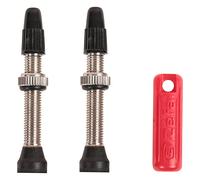 ZEFAL Tubeless Valves - valves argent, 45 mm, Lot de 2