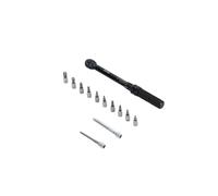 ZEFAL Z Torque Wrench - Cle Dynamometrique Velo - Clé Dynamométrique avec Réglage au 0,1 Nm - Compatible Pièces en Carbone - Kit Entretien Velo avec Embouts Hex & Torx Complets