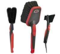 ZEFAL ZB Set Brosses de Nettoyage pour vélo Cyclisme Mixte Adulte, Noir/Rouge, T