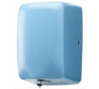 ZEFF sèche-mains automatique horizontal en acier inoxydable brossé de Rossignol, couleur:Bleu