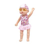 Zegaqae Bébé d'eau - Baignoire Temps du Bain,Jouet Flottant pour Baignoire Et Piscine Fonctionnant sur Piles, Idée Cadeau Anniversaire Voyage Filles Garçons pour Intérieur Et Extérieur