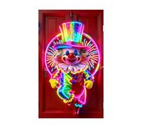 Zegaqae Décorations de Porte Carnaval,Photographique En Dessin Animé 90x180cm | Bannière Pour La Photographie - Utilisation Pour Salon Cuisine Maison Fête Entrée Appartement Devanture École