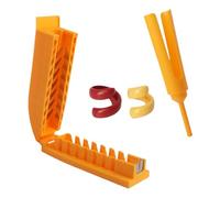 Zegaqae Découpeur de Hot-Dog - Couteau Repliable pour Saucisses | Trancheur Hot Dog Ergonomique pour Cuisine Restaurant Barbecue Jardin et Extérieur