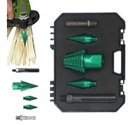 Zegaqae Mèche Fendeuse à Bois - Éclateur de Vis | Outils de Conduite à Cône Vis Amovible pour les Tâches d'Extérieur, de Ferme, d'Assemblage de Meubles, de Camping et de Réparation à