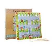 Zegaqae Puzzle de Labyrinthe Magnétique - Jouets d'apprentissage en Bois Amusants Et Portables,Puzzle d'apprentissage de l'Alphabet en Labyrinthe,pour d'Âge Préscolaire, Garçons et Filles