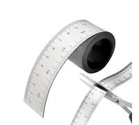 Zegaqae Règle Magnétique Souple | Règle De Mesure De 1 M Avec Pouces Et Centimètres - Ruban À Mesurer Flexible,Pour Tableau Blanc Ateliers Machine À Fraiser Scie Sur Table Table D Artisan Établi